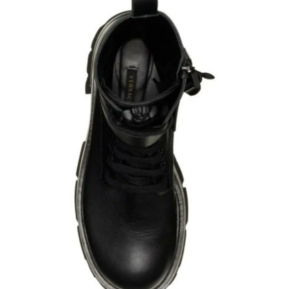 Versace Medusa Combat Boot Size 39 - Picture 3 of 6